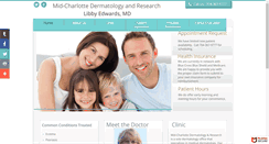 Desktop Screenshot of midcharlottedermatologyresearch.com