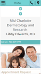 Mobile Screenshot of midcharlottedermatologyresearch.com